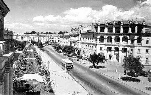 пр.Нахимова - 1957 г- Ретро фото Севастополя