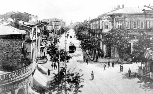 вид на ул. Б.Морскую- Ретро фото Севастополя