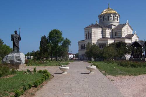 Владимирский собор- Ретро фото Севастополя