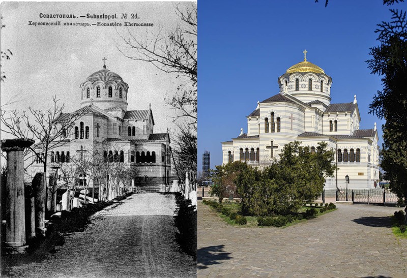Херсонесский монастырь- Ретро фото Севастополя