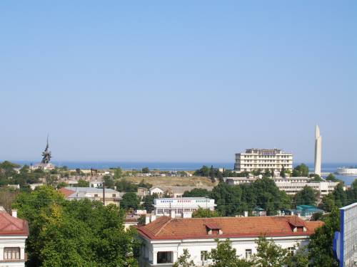 вид на бухту- Ретро фото Севастополя