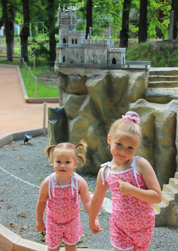 В парке миниатюр в Бахчисарае- Крымские достопримечательности 2014